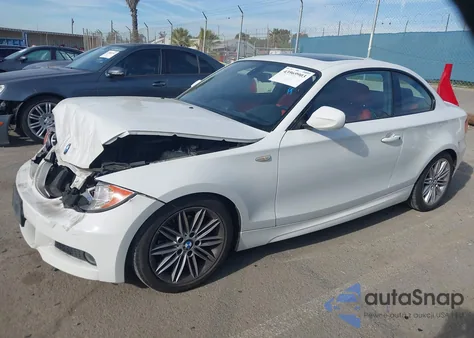 2013 BMW 128I z USA, uszkodzony, nr VIN WBAUP9C54DVS94405
